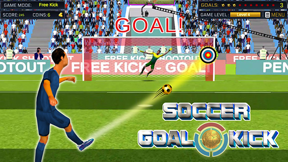 Soccer Goal Kick free